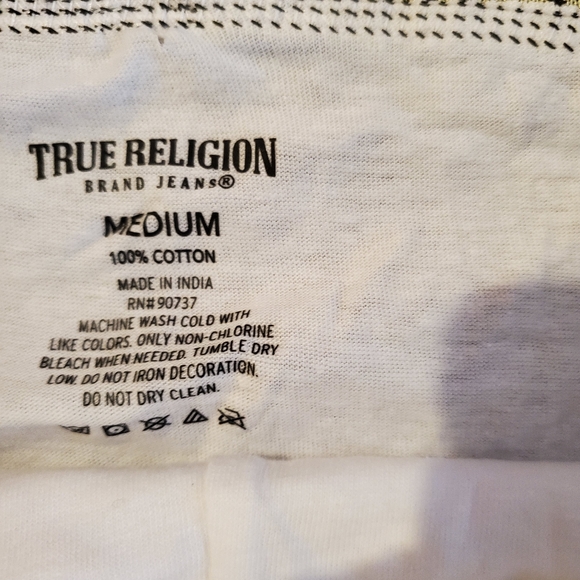True Religion White Cotton Apparel - Picture 2 of 2